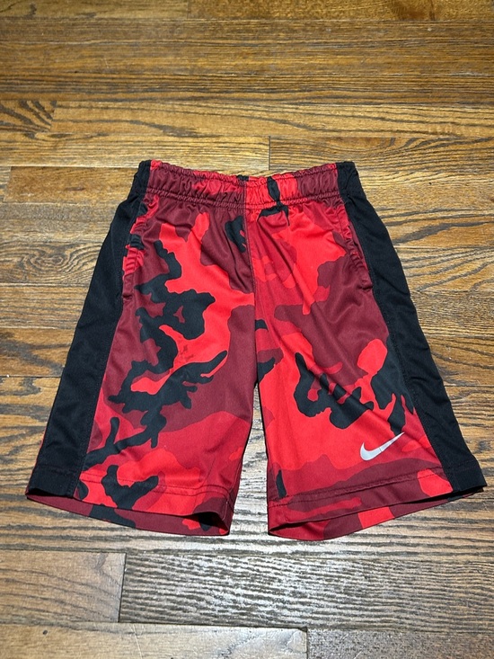 Nike Other - Nike Red and Black Camo Kids Shorts